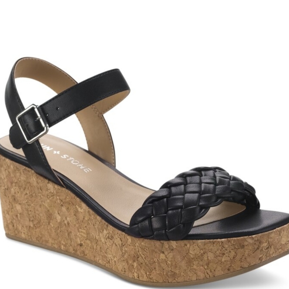Brand New "Allvina " Woven Wedge Sandals.  New with Box